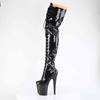 Pleaser - FLAMINGO3020GP Cuissardes à plateforme - Noir Product image